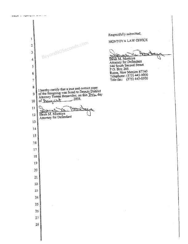 Ammended Motion for Change of Venue (page 2)