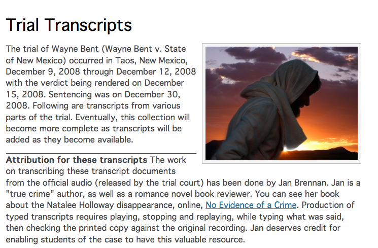 transcripts_page Bent 'scripts