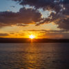 Dramatic sunset over Puget Sound mukilteo-050216-0013
