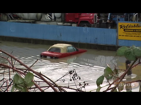 Snohomish River flood video set to music