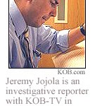 jojola_1 Reporter Jeremy Jojola is seen studying paperwork.
