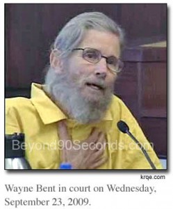 Wayne Bent testifying in court.